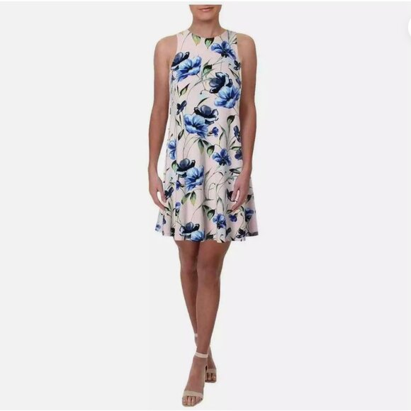 Ralph Lauren Floral Bodycon Dress – Size 4 - Picture 1 of 5